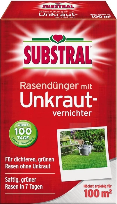Evergreen Garden Care Substral Rasendünger mit Unkrautvernichter 2in1, 2kg