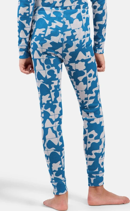 Odlo Adventurer Active Warm Baselayer Tights Hose lang orchid ice/nebulas blue (Junior)