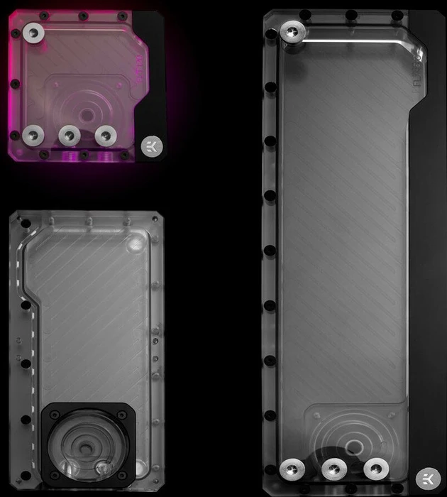 EK Water Blocks Quantum Line EK-Quantum Kinetic FLT 120 D5/DDC Body D-RGB, Acryl
