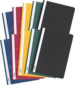 Herlitz Schnellhefter Kunststoff, A4, farbig sortiert, 20er-Pack
