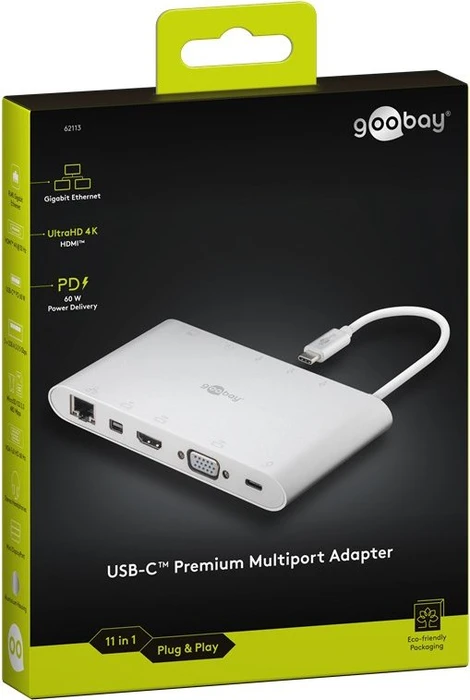 goobay USB-C Multiport-Adapter, USB-C 3.0 [Stecker]