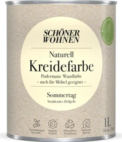 Schöner Wohnen Naturell Kreidefarbe innen sommertag strahlendes hellgelb, 1l