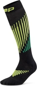 CEP Skitouring Merino Tall Skisocken black/lime (Herren)
