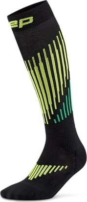 CEP Skitouring Merino Tall Skisocken black/lime (Herren)