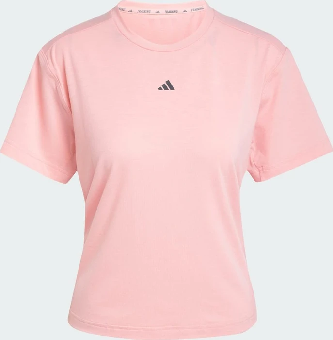 adidas Power Back-Cutout 3-Streifen Funktionsshirt kurzarm semi pink spark (Damen)