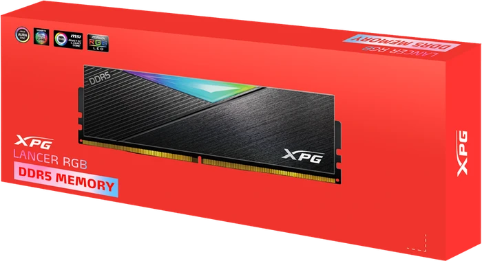 ADATA XPG LANCER RGB Black Edition UDIMM 16GB, DDR5-6000, CL40-40-40, 1RX8