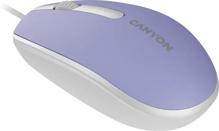 Canyon M-10 Wired Mouse, violett/weiß, USB