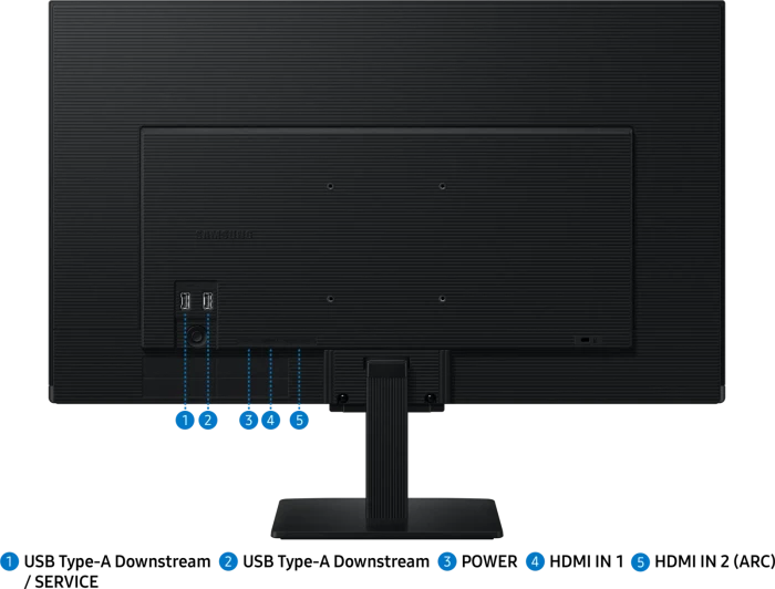 Samsung Smart Monitor M5 M50F, schwarz, 27"