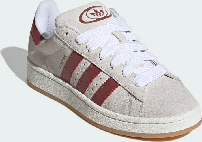 adidas Campus 00s crystal white/core white/preloved ruby (Damen)