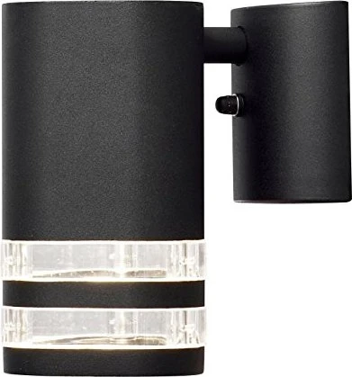 Konstsmide Modena GU10 35W 8.5cm Wandleuchte 1-flammig schwarz
