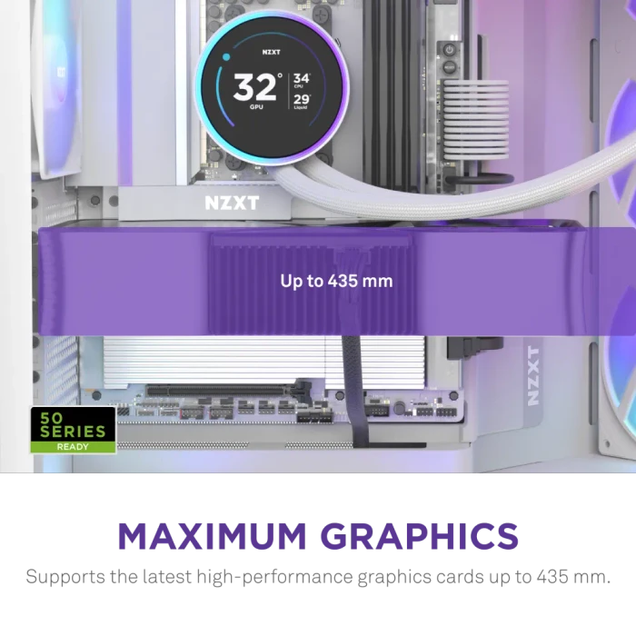 NZXT H9 Flow RGB [2025] White, weiß, Glasfenster