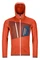 Ortovox Fleece Grid Hoody Funktionsjacke desert orange (Herren) Vorschaubild