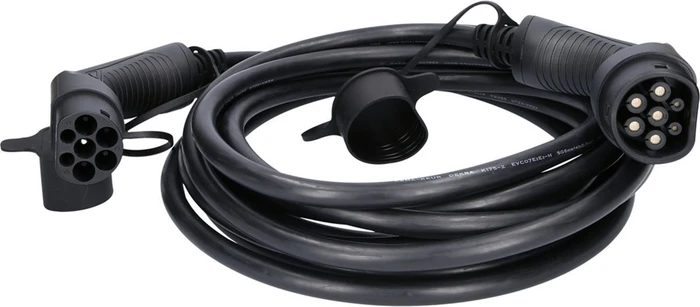 KS Tools efuturo Ladekabel gerade Typ 2 auf Typ 2, 22kW, 8m