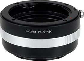 Fotodiox Pro Pentax K auf Sony E Blendenkontrolle Objektivadapter (PK(A)-NEX)