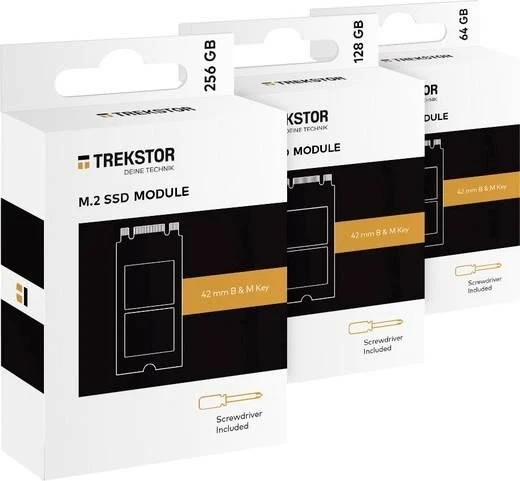 TrekStor M.2 Upgrade Modul 256GB, M.2 2242 / B-M-Key / SATA 6Gb/s