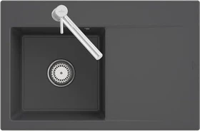 Villeroy & Boch Subway Style 45 Einbau Becken links graphite