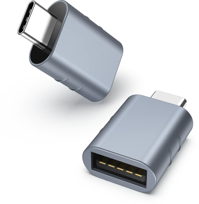 Syntech USB-Adapter, USB 3.0, 5Gb/s, USB-A 3.0 [Buchse] auf USB-C 3.0 [Stecker], Blue, 2er-Pack