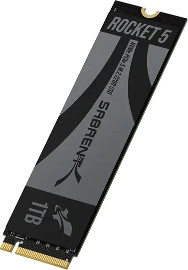 Sabrent Rocket 5 NVMe PCIe 5.0 1TB, M.2 2280 / M-Key / PCIe 5.0 x4