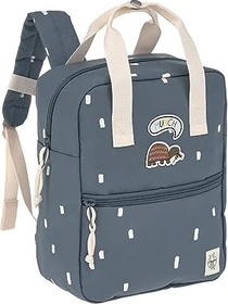 Lässig Square Happy Prints dunkelblau Kindergartenrucksack