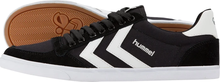 hummel Slimmer Stadil Low schwarz/weiß (Herren)