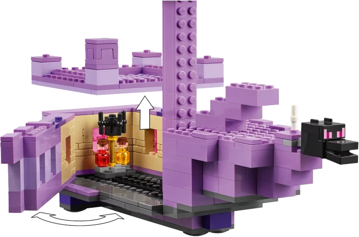 LEGO Minecraft - Der Enderdrache und das Endschiff