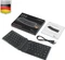 Perixx Periboard-805 ERGO faltbare-Tastatur, schwarz, Bluetooth, US Vorschaubild