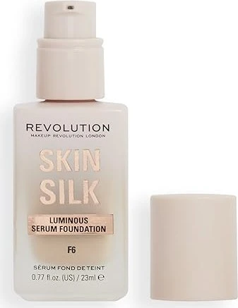 Revolution Beauty Skin Silk Radiant Satin Serum Foundation F6, 23ml