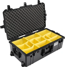Peli Air Case 1615 Schutzkoffer mit gepolsterter Facheinteilung schwarz