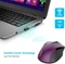 TeckNet Pro 2.4G Wireless, violett, USB Vorschaubild