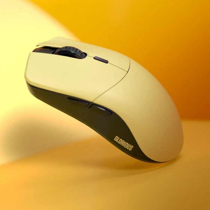 Glorious Model O Pro Wireless, Golden Panda - Forge, USB