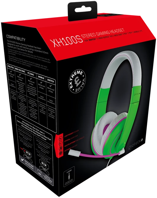 Gioteck XH100S grün/pink