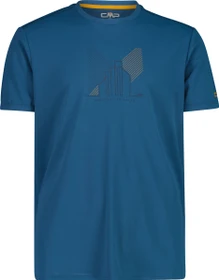 CMP Pique Adventure Print Funktionsshirt kurzarm petroleum (Herren)