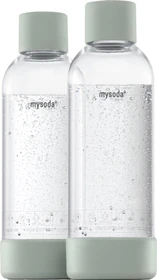 mysoda PET Sodaflasche Duo-Pack 1l pigeon, 2 Stück