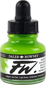 Daler Rowney FW Acrylic Ink light green, 29.5ml