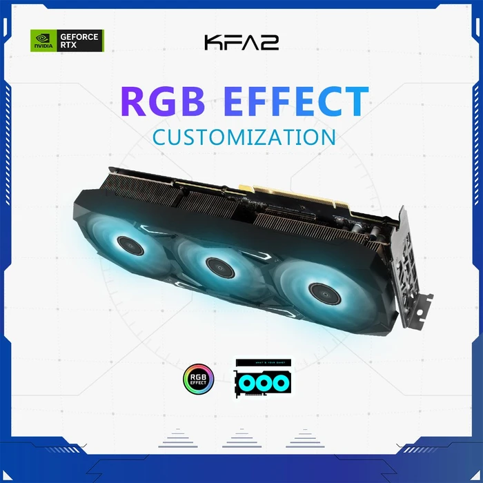 KFA2 GeForce RTX 3060 Ti SG Plus V2 (1-Click OC), 8GB GDDR6X, HDMI, 3x DP
