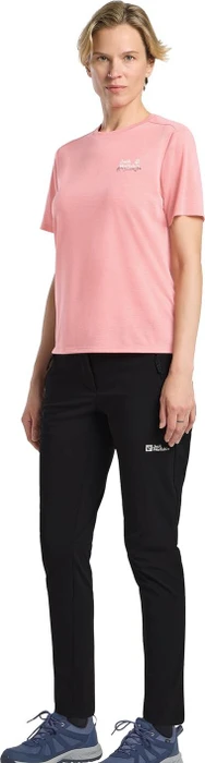 Jack Wolfskin Vonnan Graphic Funktionsshirt kurzarm outdoor rosegarden (Damen)