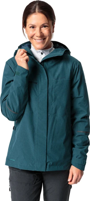 Vaude Yaras Warm Rain Fahrradjacke mallard green (Damen)
