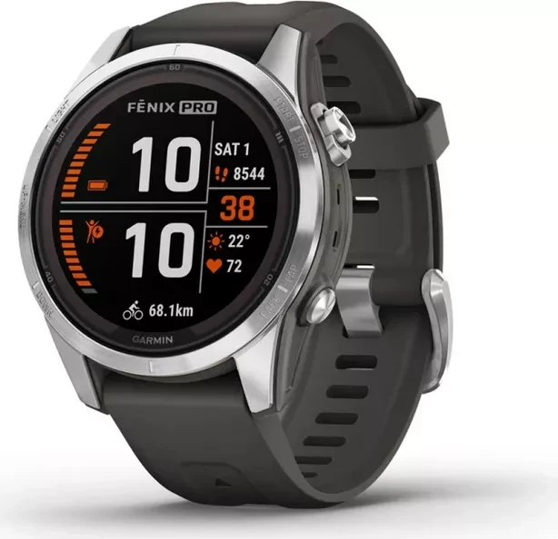 Garmin Fenix 7S Pro Solar graphit