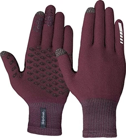 GripGrab Primavera Merino II Fahrradhandschuhe rot