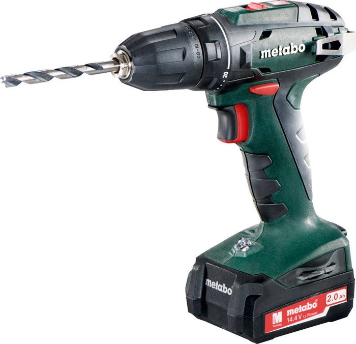 Metabo BS 14.4 Akku-Bohrschrauber inkl. Koffer + 2 Akkus 2.0Ah