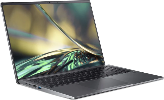 Acer Swift X SFX16-52G-52VE, Steel Gray, Core i5-1240P, 16GB RAM, 512GB SSD, Arc A370M Graphics, DE