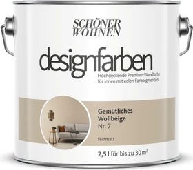 Schöner Wohnen Designfarben innen gemütliches wollbeige, 2.5l