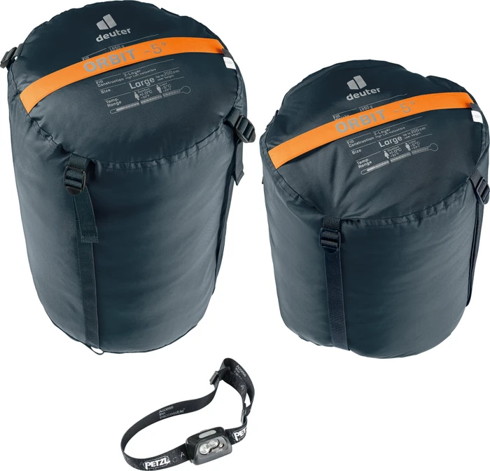 Deuter Orbit -5° EL Mumienschlafsack chestnut/ink (Herren)