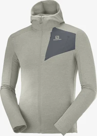 Salomon Essential Lightwarm Hooded Jacke wrought iron (Herren)