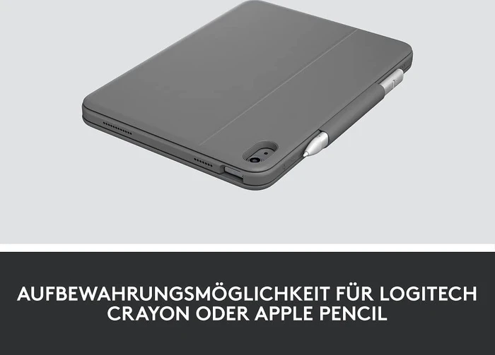 Logitech Rugged Folio für iPad 10, grau, DE