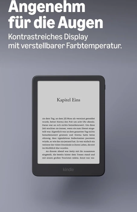 Amazon Kindle Paperwhite Signature 12. Gen, schwarz, 32GB Flash, ohne Werbung