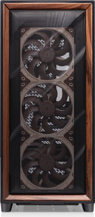 Antec Flux Pro Noctua Edition, schwarz/braun, Glasfenster
