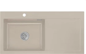 systemceram Mera 100 SL Einbau Becken links fango