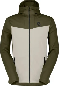 Scott Defined Mid Zip Hoodie fir green/dust white (Herren)