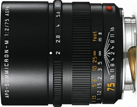Leica APO-Summicron-M 75mm 2.0 ASPH schwarz